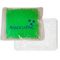 Green Cloth-Backed, Gel Beads Cold/Hot Therapy Pack (4.5"x4.5")